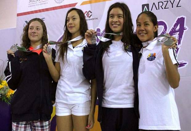 Puebla cierra con medalla de plata en natación de la Olimpiada Nacional Juvenil 2017