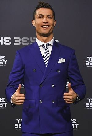 Cristiano Ronaldo, ganador del premio The Best de la FIFA