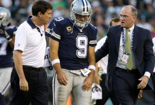 Tony Romo se despide de la temporada NFL por fractura de clavícula