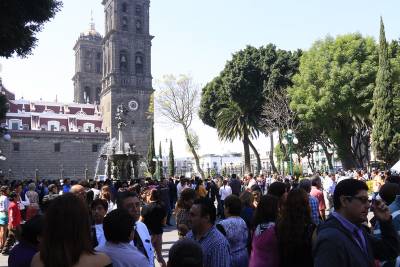 Puebla realiza el primer simulacro de evacuación por sismo de este año