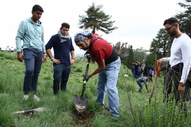 La UMAD siembra mil 400 árboles en el Cerro Zapotecas