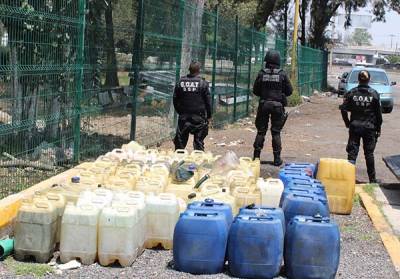 Van 906 detenidos en operativos contra robo de combustible: Puebla Segura