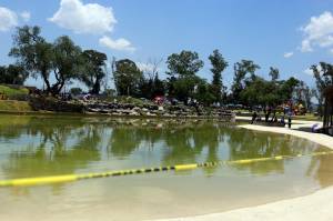 Lago de Amalucan cerrado dos días por limpieza; garantizan sanidad a usuarios