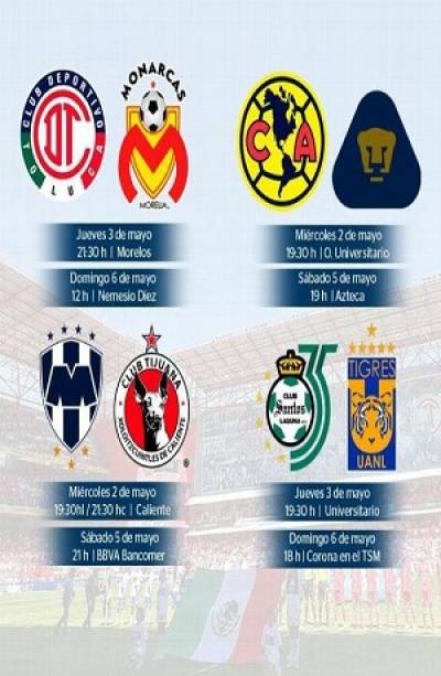 Liga MX: Quedaron definidos los horarios para cuartos de final