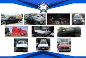 Policía de Puebla recuperó 12 vehículos con reporte de robo