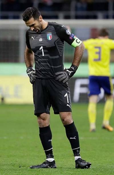 Buffon no jugará su sexto Mundial, Italia quedó eliminada
