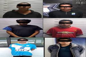 SSP aseguró a doce personas por diversos delitos en Puebla