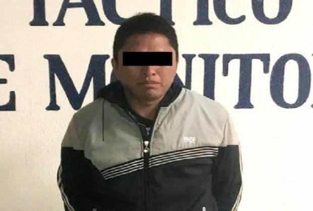 Policía de Puebla aseguró a sujeto con arma de fuego y drogas