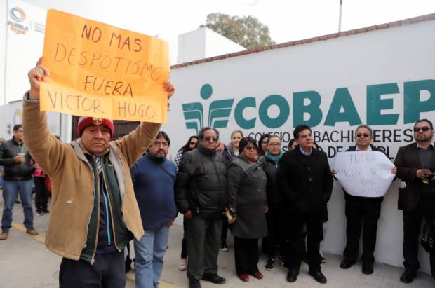 Trabajadores del Cobaep exigen destitución del director general