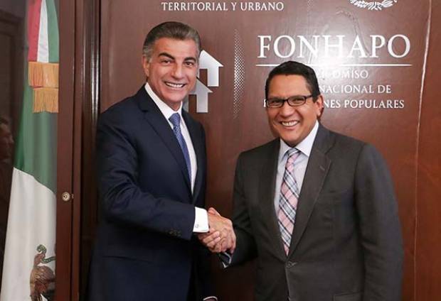 Tony Gali se reúne con el director general del Fonhapo, Ángel Islava