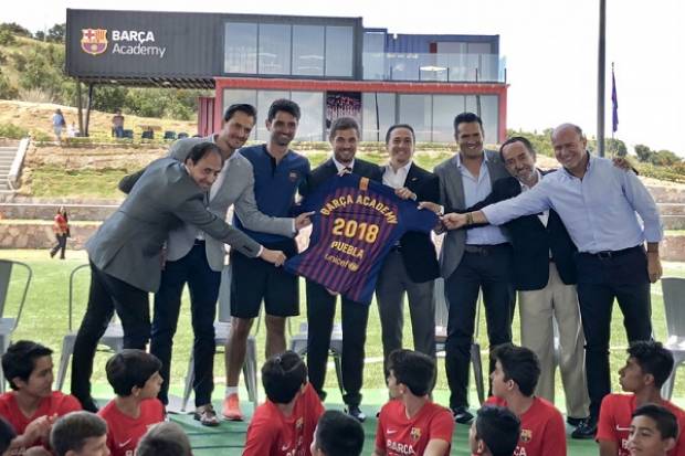 Barça Academy Puebla, la primera escuela de futbol culé en México