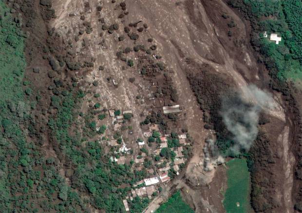 Evacuaciones en Guatemala por lahares del volcán de Fuego