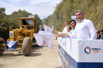 Tony Gali inicia la rehabilitación de la carretera Chichiquila-Ahuayacan