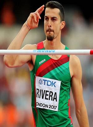 Édgar Rivera, cuarto lugar en salto de altura del Mundial de Atletismo