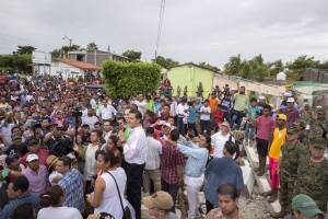 “No permitan que lucren con la tragedia”, llama Peña en Chiapas