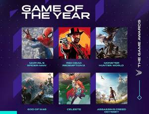 Conoce los nominados de The Game Awards 2018