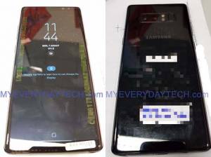 Estas serían las primeras fotografías del Samsung Galaxy Note 8
