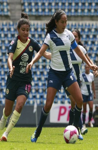 Puebla Femenil empató 1-1 ante América en el Cuauhtémoc
