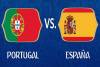 Portugal y Cristiano Ronaldo chocan ante España