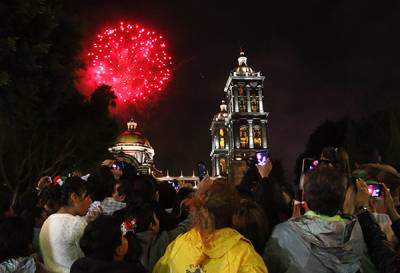 Garantizan máxima seguridad para fiestas patrias en zócalo capitalino de Puebla