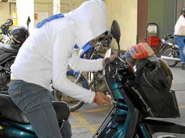 Se reportaron mil 158 motocicletas robadas en el estado de Puebla durante 2017