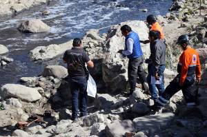Hallan osamenta humana en la ribera del río Alseseca de Puebla