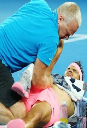 Rafael Nadal, fuera del Abierto de Australia por lesión