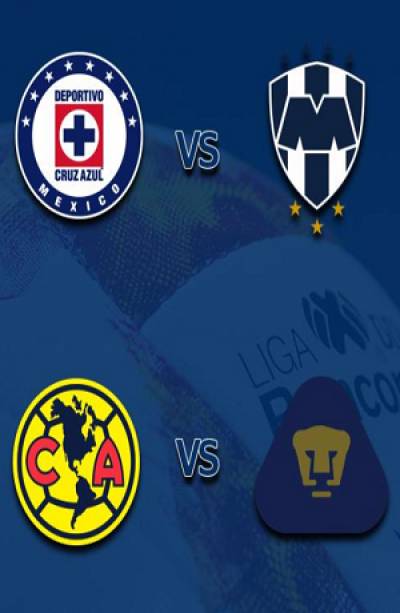 Liga MX: Cruz Azul-Monterrey y América-Pumas, las semifinales