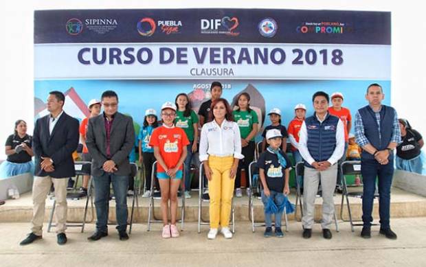 Dinorah López de Gali clausura el Curso de Verano 2018 del SEDIF