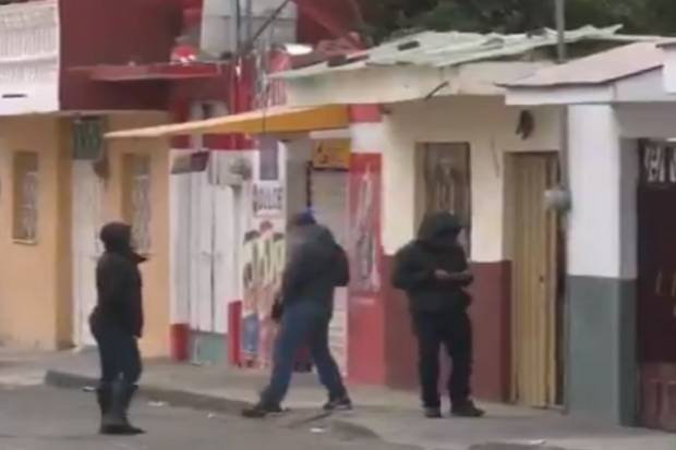 Fiscalía de Puebla y SSP realizaron operativo en la colonia Guadalupe Victoria