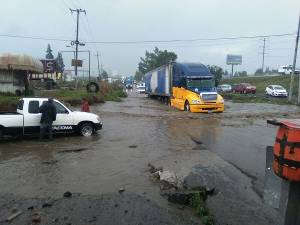 FOTOS: Lluvias volvieron a inundar vialidades de Puebla