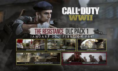 Primer DLC para Call of Duty: WWII llegará la próxima semana a PC y Xbox One