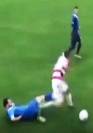 VIDEO: Futbolista perdió un testículo tras patada