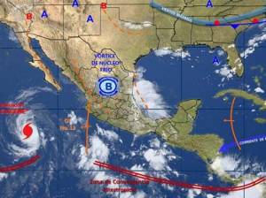 Tormentas fuertes en Puebla por la onda tropical 12