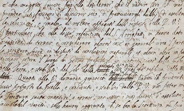 La carta con la que Galileo Galilei trató de engañar a la Inquisición