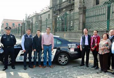 Entregan nueva patrulla para el Centro Histórico de Puebla