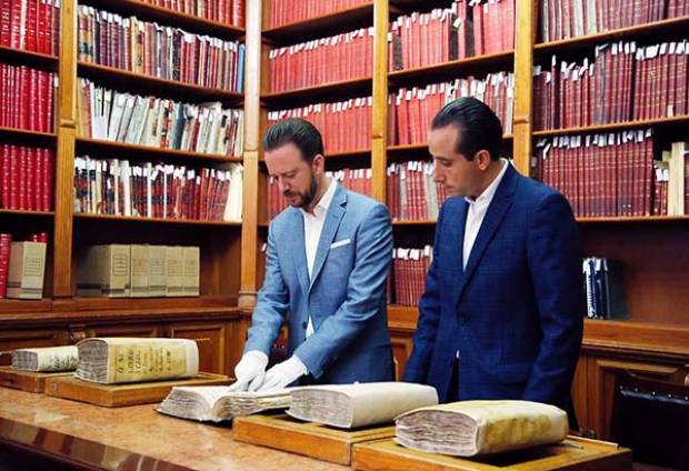 El ayuntamiento de Puebla restaura cinco libros de los años 1733-1849