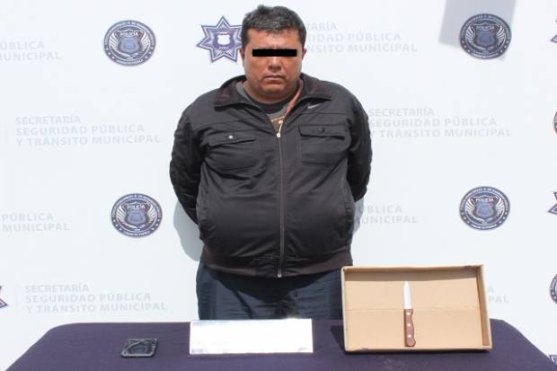 Asaltante de transporte público fue capturado en Prados Agua Azul