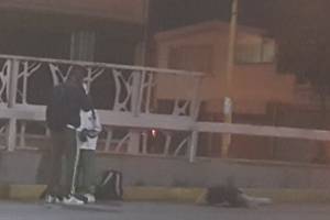 Atracaron a estudiante y se accidentan al escapar en motocicleta en el Juárez-Serdán