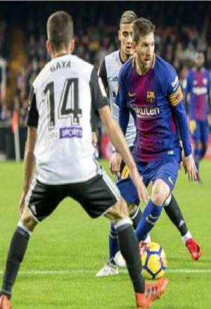 Copa del Rey: Barcelona sacó ventaja mínima ante Valencia