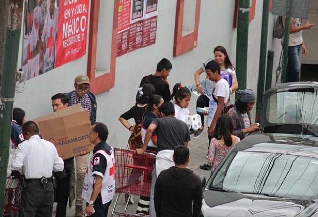 ¿Quieres ser voluntario de la Cruz Roja para ayudar a damnificados por el sismo en Puebla?