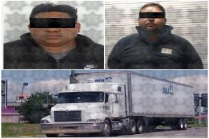 Robaron camión y secuestraron al chofer en Xoxtla, policía los capturó