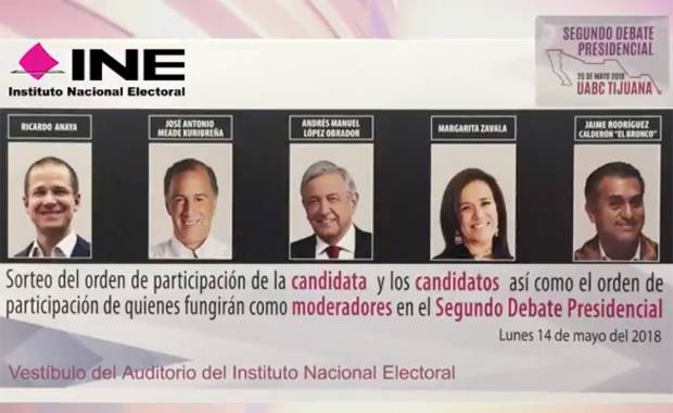 Zavala abrirá segundo debate presidencial; “El Bronco” cierra