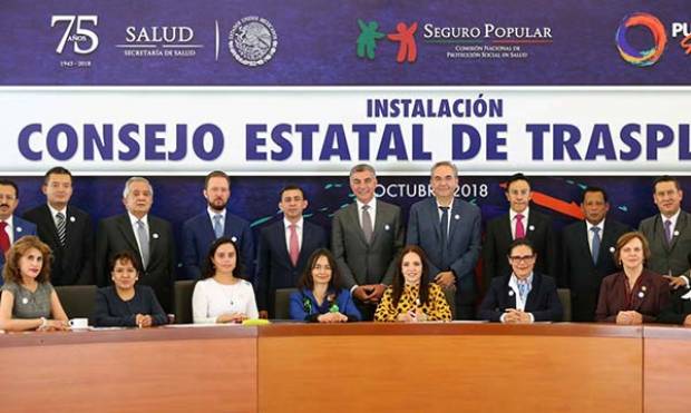 Puebla, cuarto lugar nacional en trasplantes de riñón; Gali instala Consejo Técnico Estatal