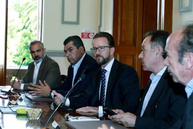 Puebla Capital y CCE dan seguimiento a la agenda empresarial y a la estrategia de seguridad