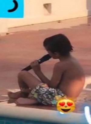VIDEO: Daniel, hijo de Luis Miguel, comienza a cantar
