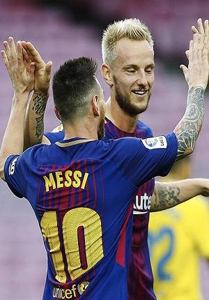 Doblete de Messi en la victoria 3-0 del Barcelona sobre Las Palmas