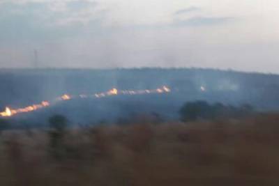 Reportan incendio de pastizales en Chila de Las Flores