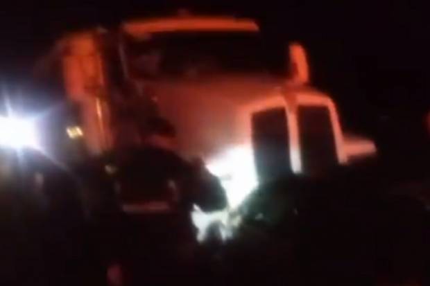 Comando armado baleó a trailero en la autopista Puebla-Orizaba