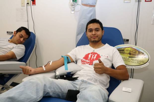Conmemoran en Puebla el Día Mundial del Donante Voluntario de Sangre